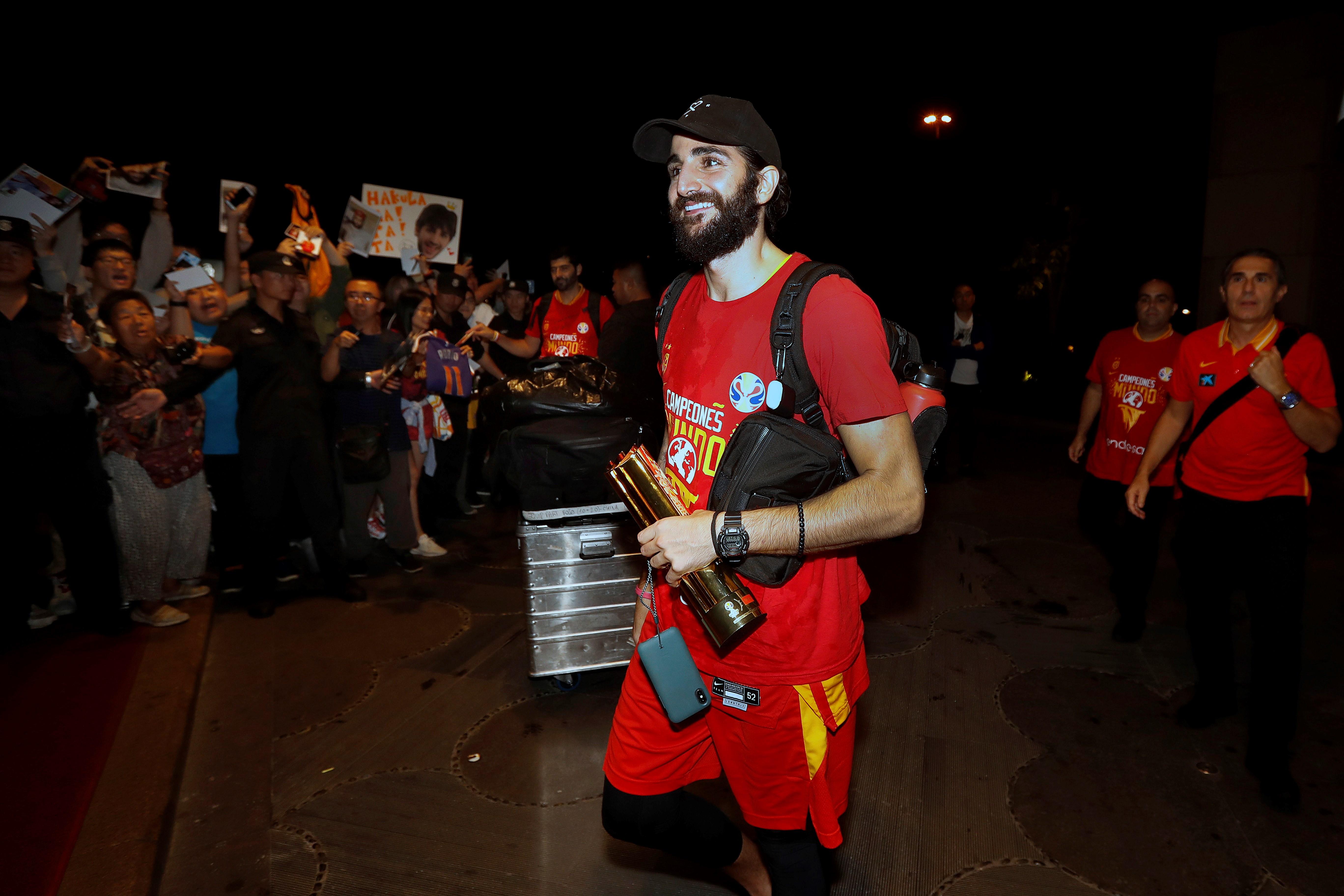 Ricky Rubio: "Havia somiat i havia cregut en guanyar el Mundial"