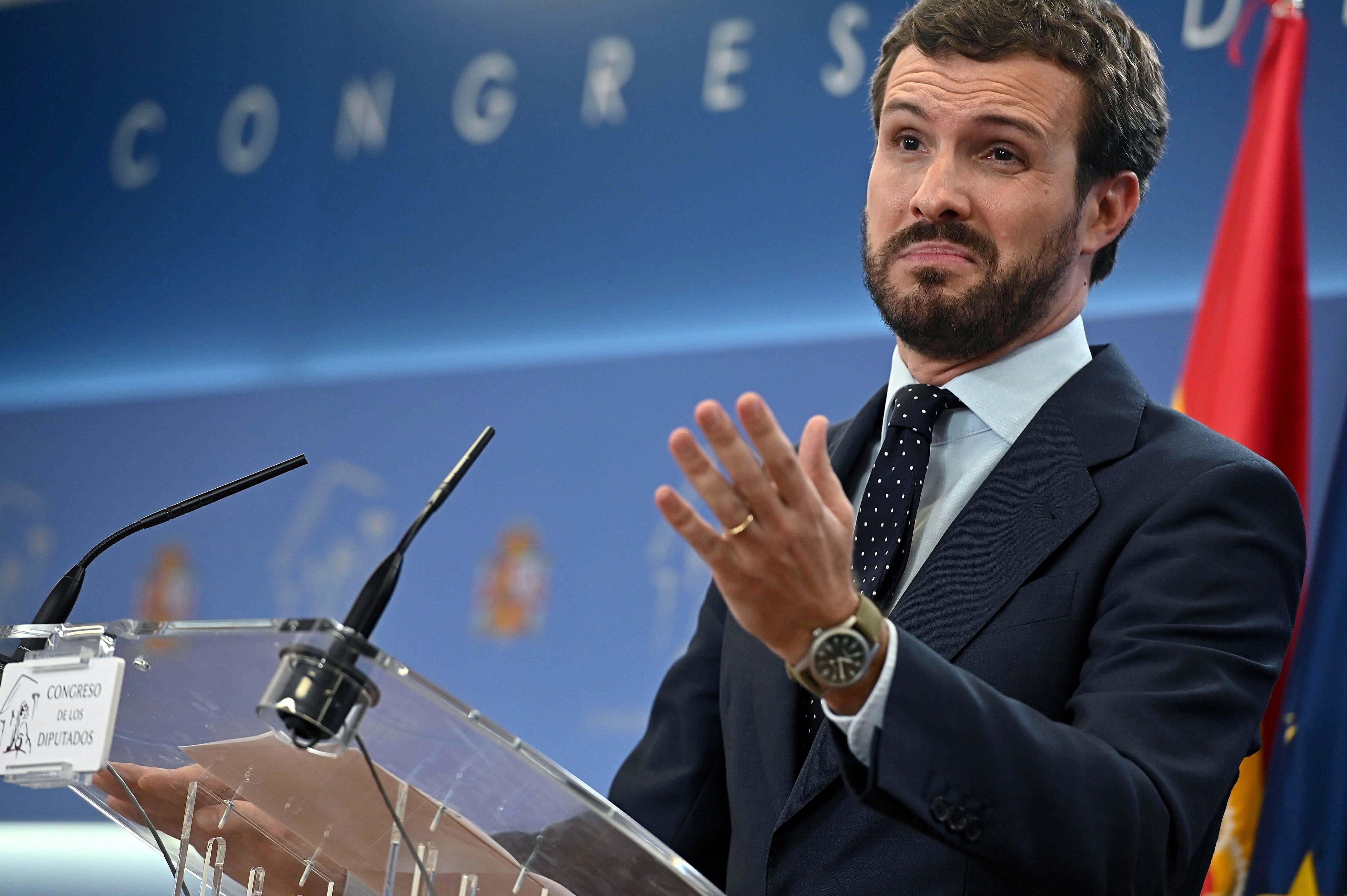 Casado insta a Sánchez a actuar contra Catalunya "en el próximo Consejo de Ministros"