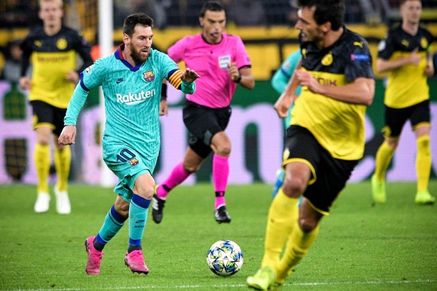 Leo Messi Dortmund Barca EFE