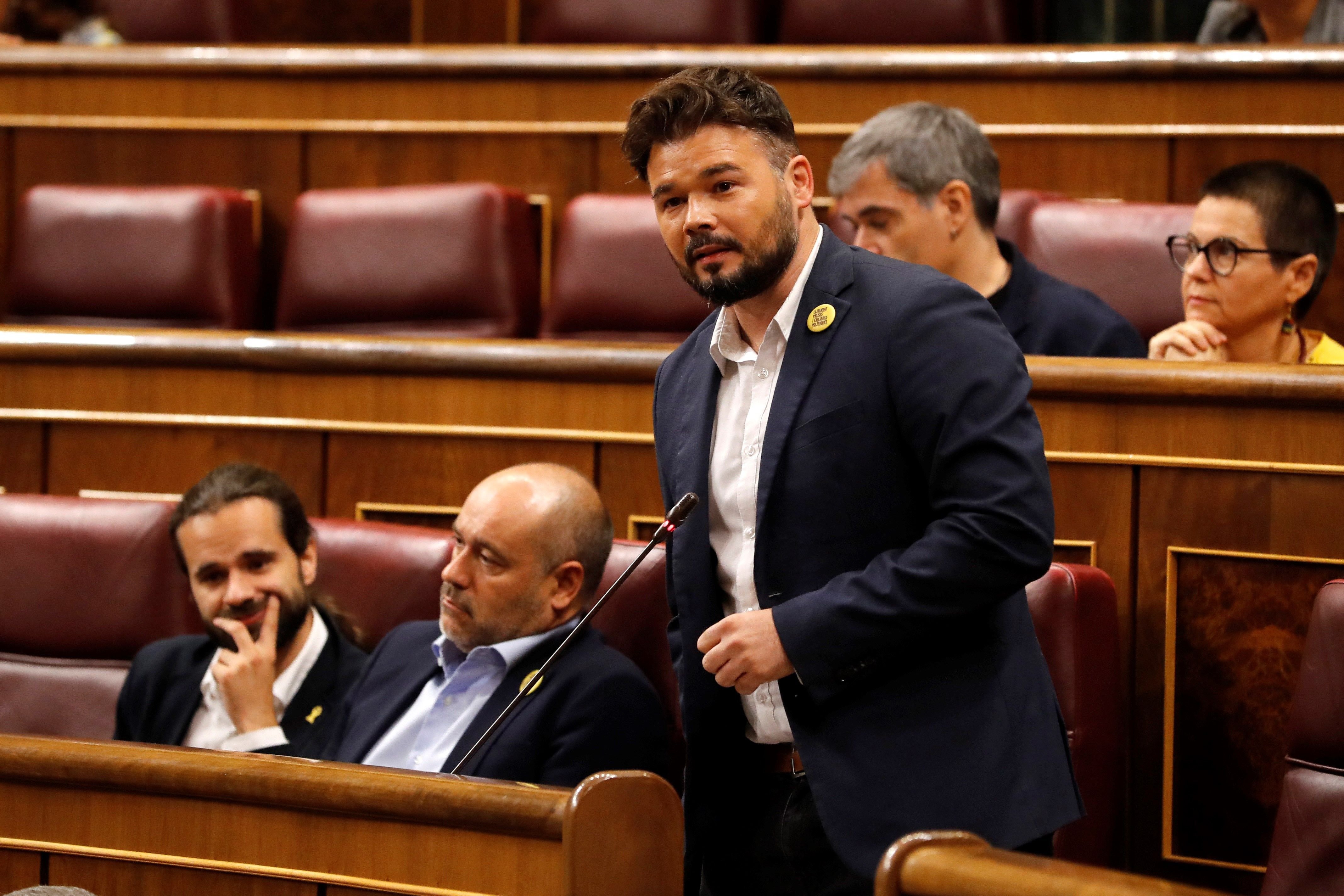 Rufián avisa Sánchez: "Tornarem, i tornarem més forts"
