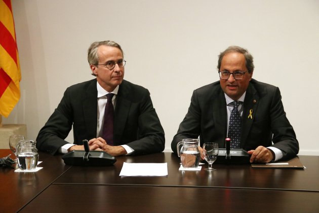 President Quim Torra JAivier Faus cercle economia - ACN