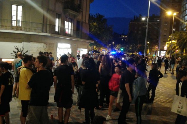 manifestacio okupa Sants - Marc González