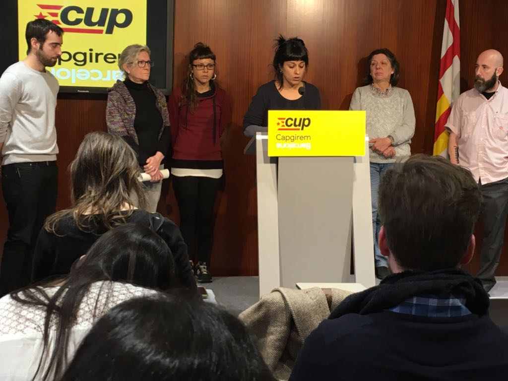 La CUP denuncia l’existència d’un sindicat policial ultra que els amenaça