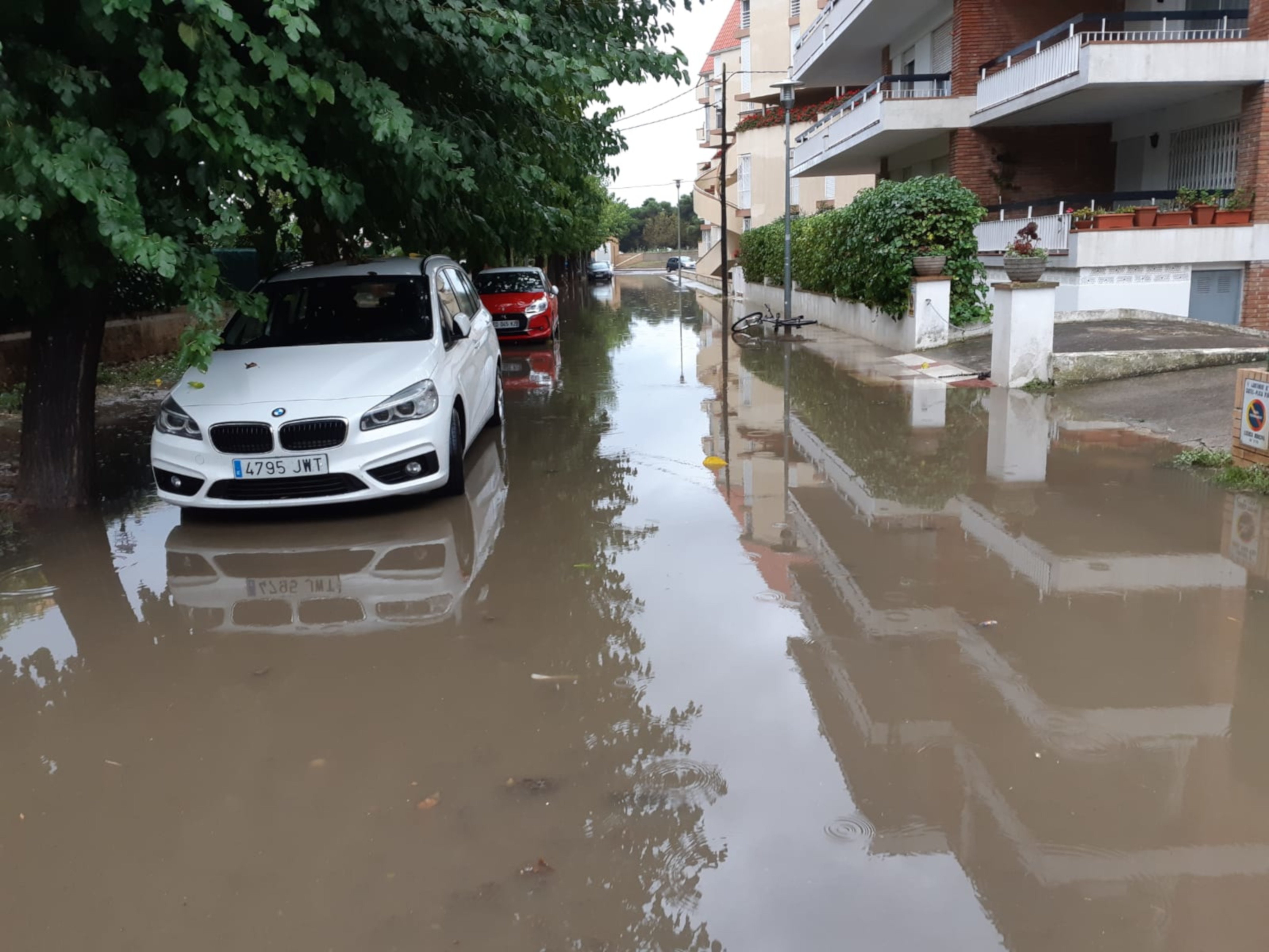 Inundaciones en varias poblaciones del Empordà