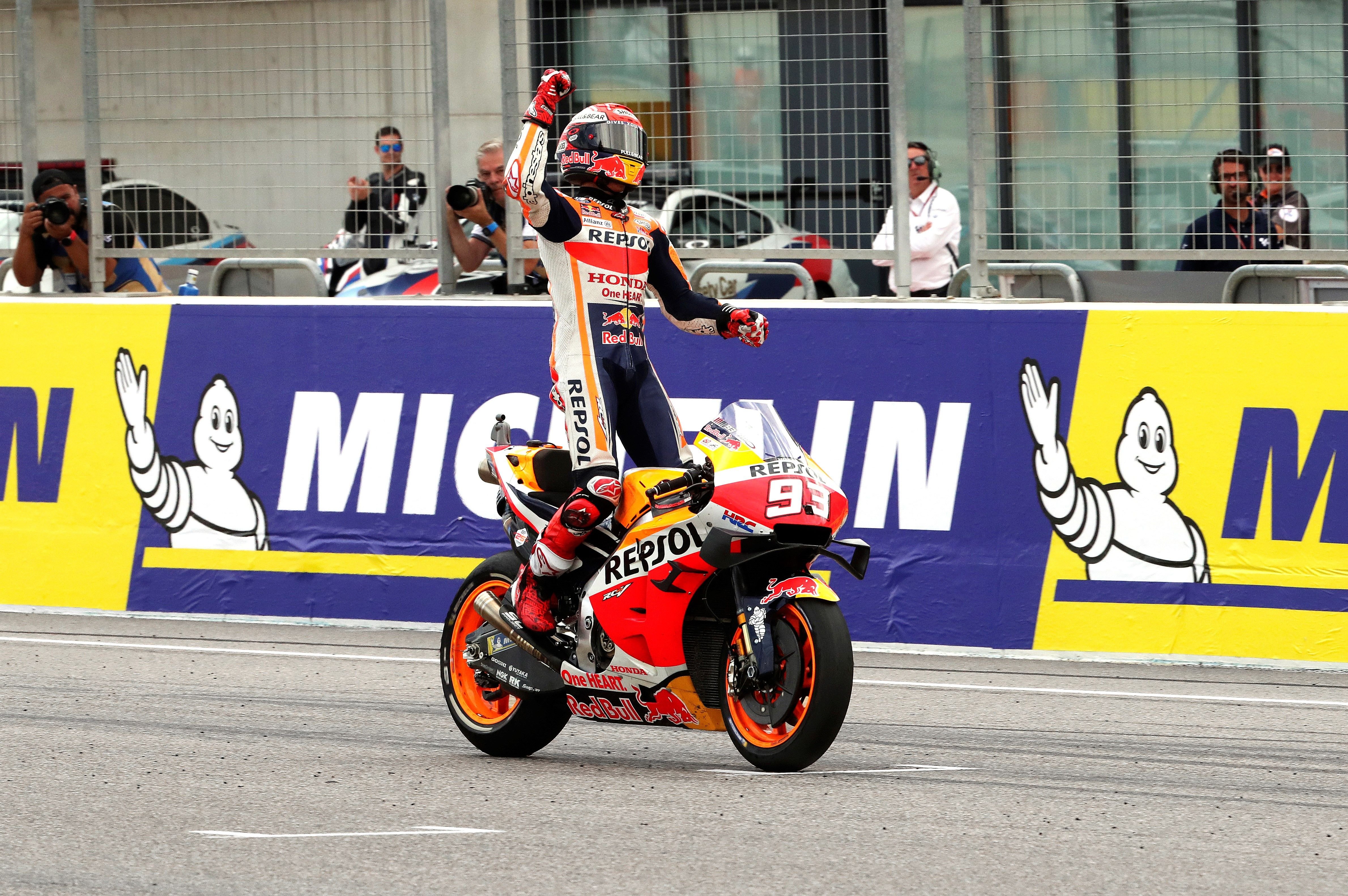 Márquez, hegemònic a l'Aragó, gairebé sentencia el Mundial