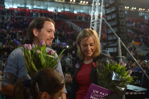 Pablo Iglesias Tania Sanchez GTres