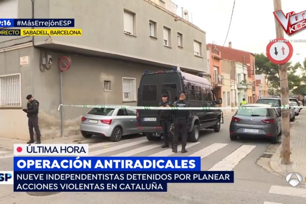 Operacio policial CDR bombes 2 Espejo Publico Antena 3