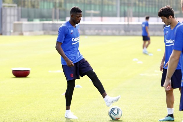 Dembélé Barça entrenamiento FC Barcelona