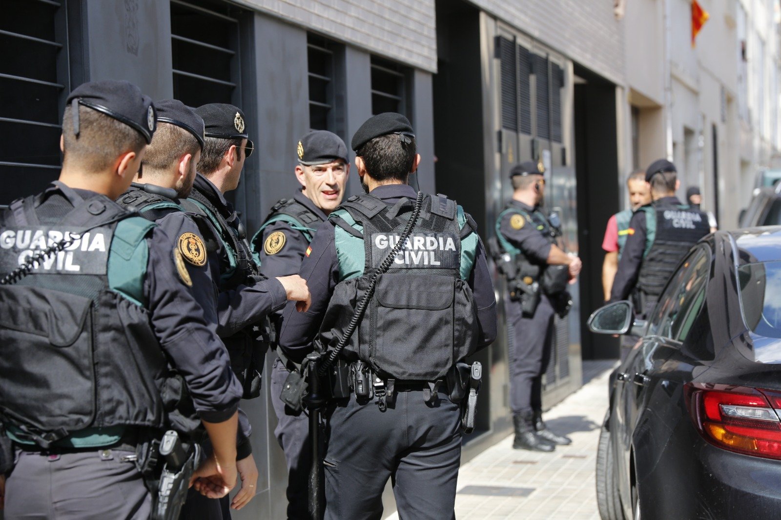 La Guàrdia Civil comença a traslladar a Madrid els CDR detinguts
