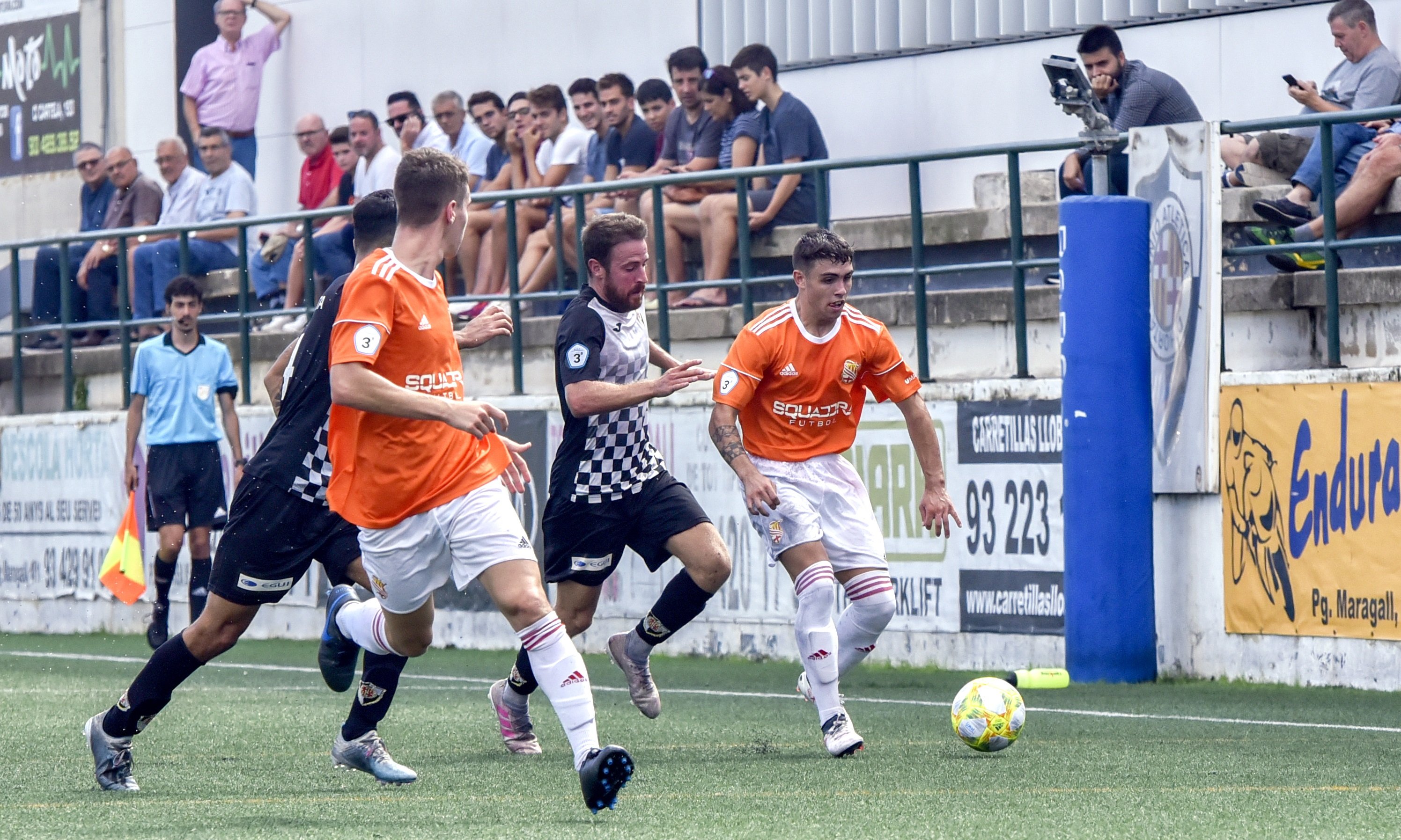 La Pobla de Mafumet, l’Hospitalet, l’Horta i el Castelldefels, els quatre primers a Tercera Divisió