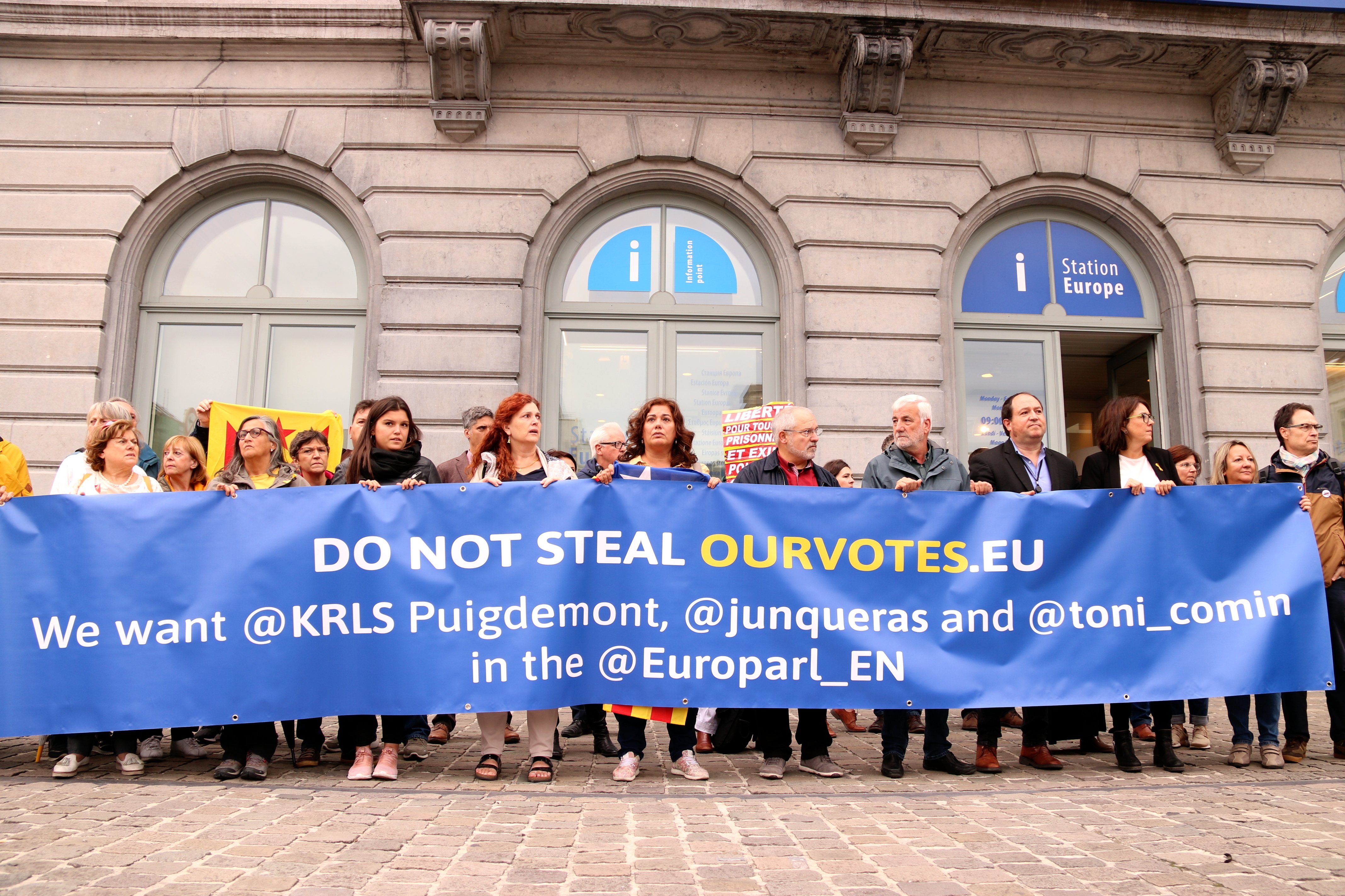 manifestacio parlament europeu - acn