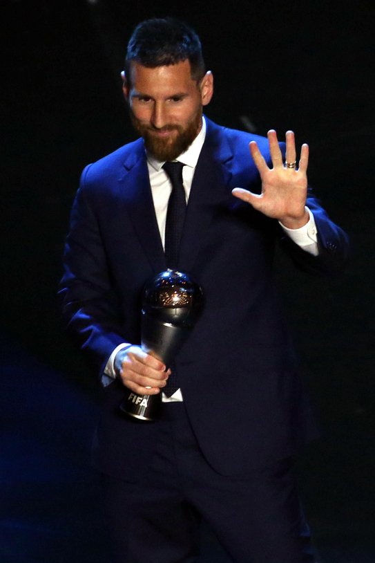 Messi premi The Best EFE