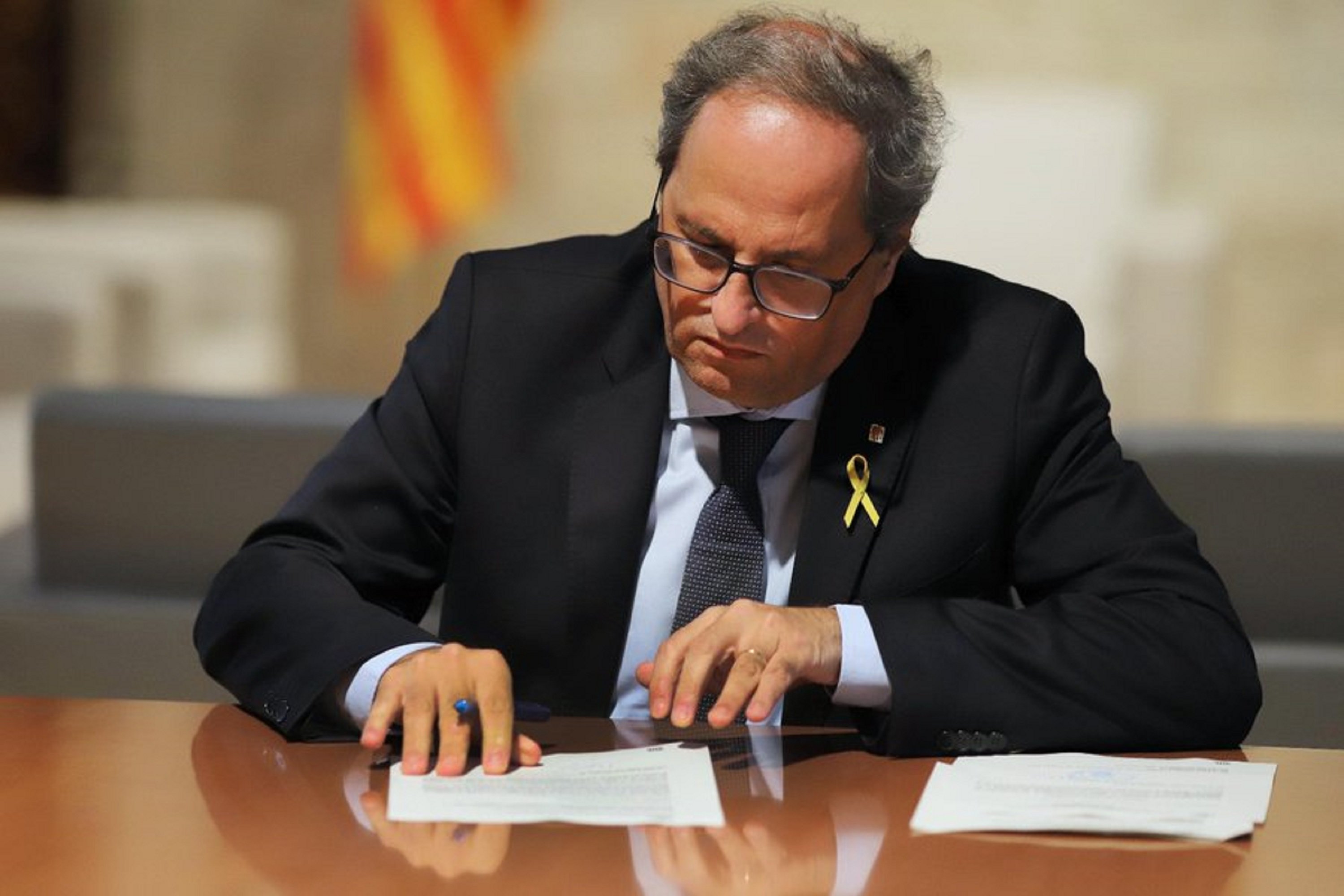 Torra protesta por carta a Sánchez: "Usan el aparato del Estado con finalidad política"