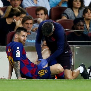 Messi lesionat Barca Villarreal EFE Messi lesionat Barca Villarreal EFE