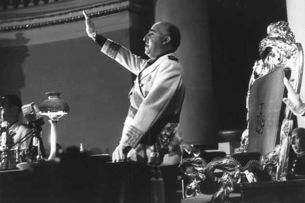 francisco franco salutacio fascista saludo fascista efe francisco franco salutacio fascista saludo fascista efe