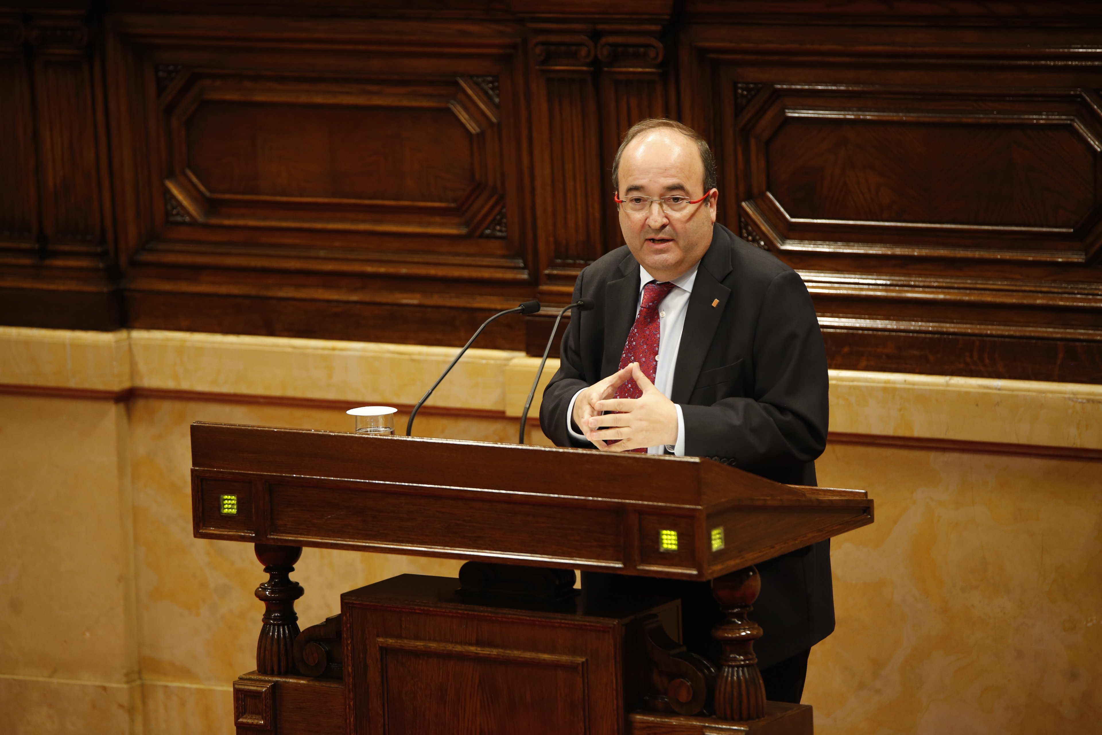 Iceta: "Si tornen a fer el que van fer, tornarem a una situació que no és desitjable" Iceta: "Si tornen a fer el que van fer, tornarem a una situació que no és desitjable"