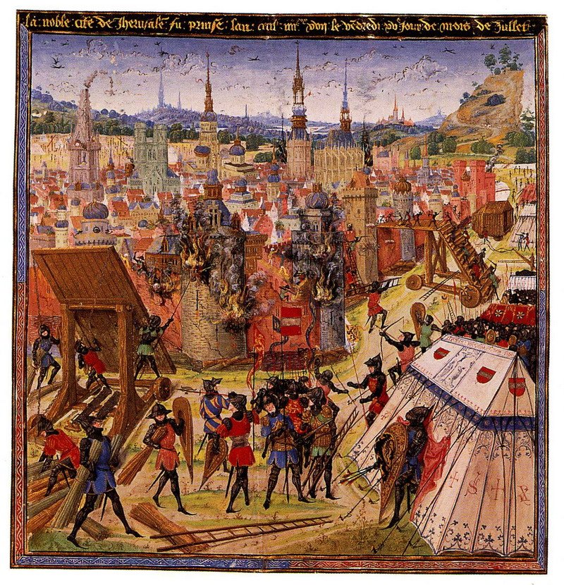 cruzadas, toma|presa de jerusalem para|por los croatas el 1099 wikimedia
