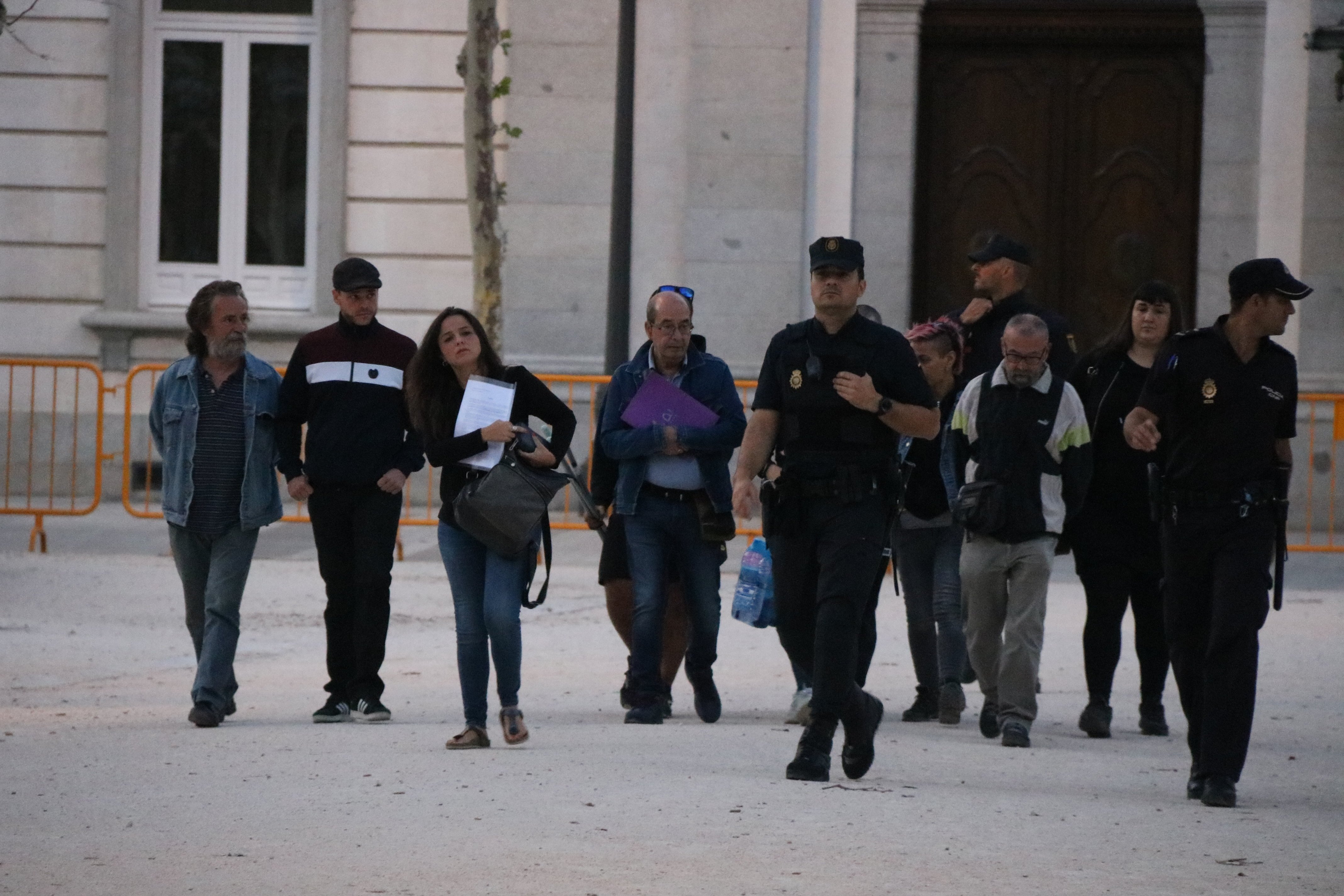 Quatre dels CDR compareixen a l'Audiència Nacional per revisar la presó