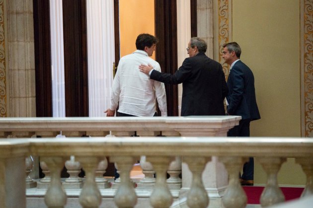ELNACIONAL reunio president Quim torra Sergi Sabrià - Sergi Alcàzar