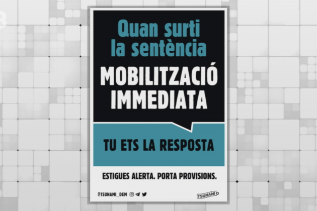 cartel tsunami democratic - tv3