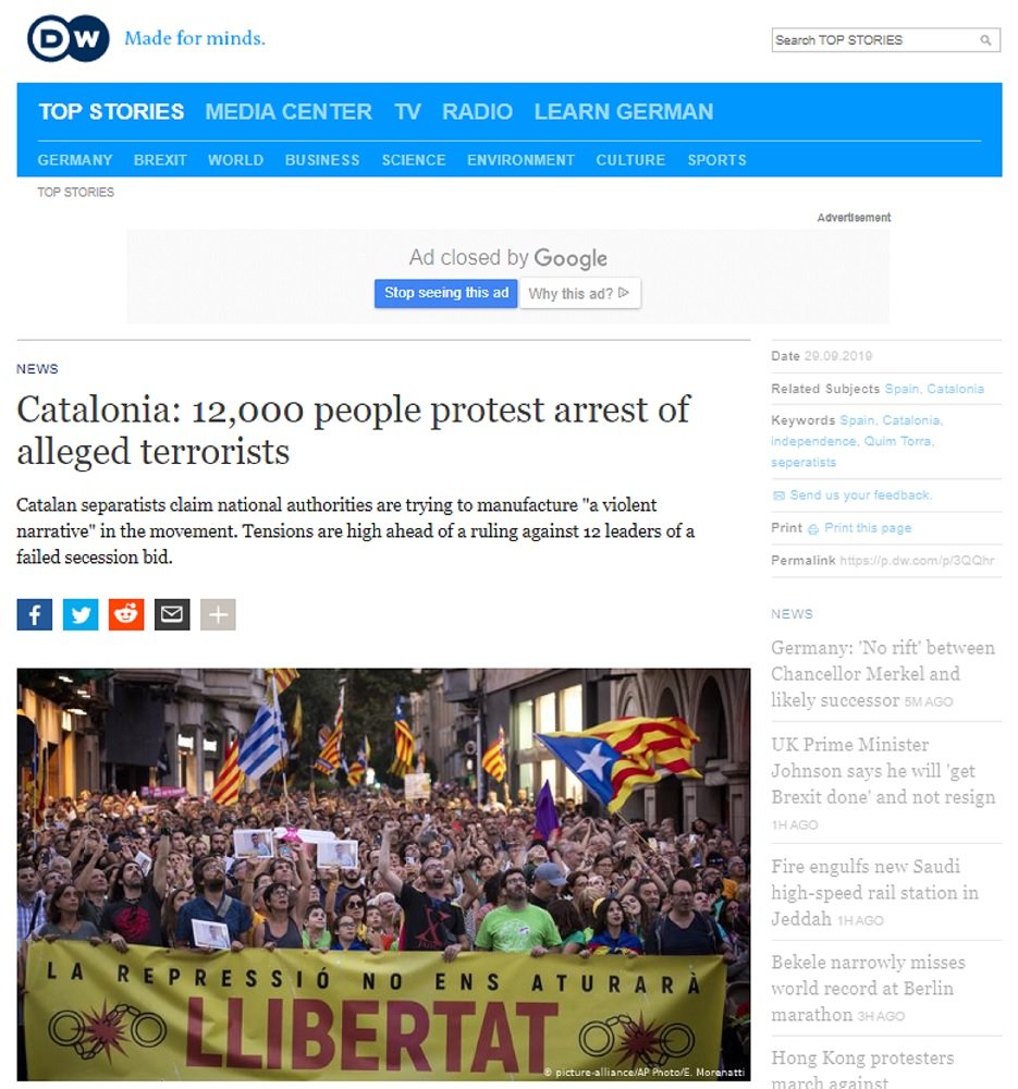 DW manifestació Sabadell