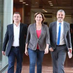 Bosch, Colau i Collboni / AjBCN Bosch, Colau i Collboni / AjBCN