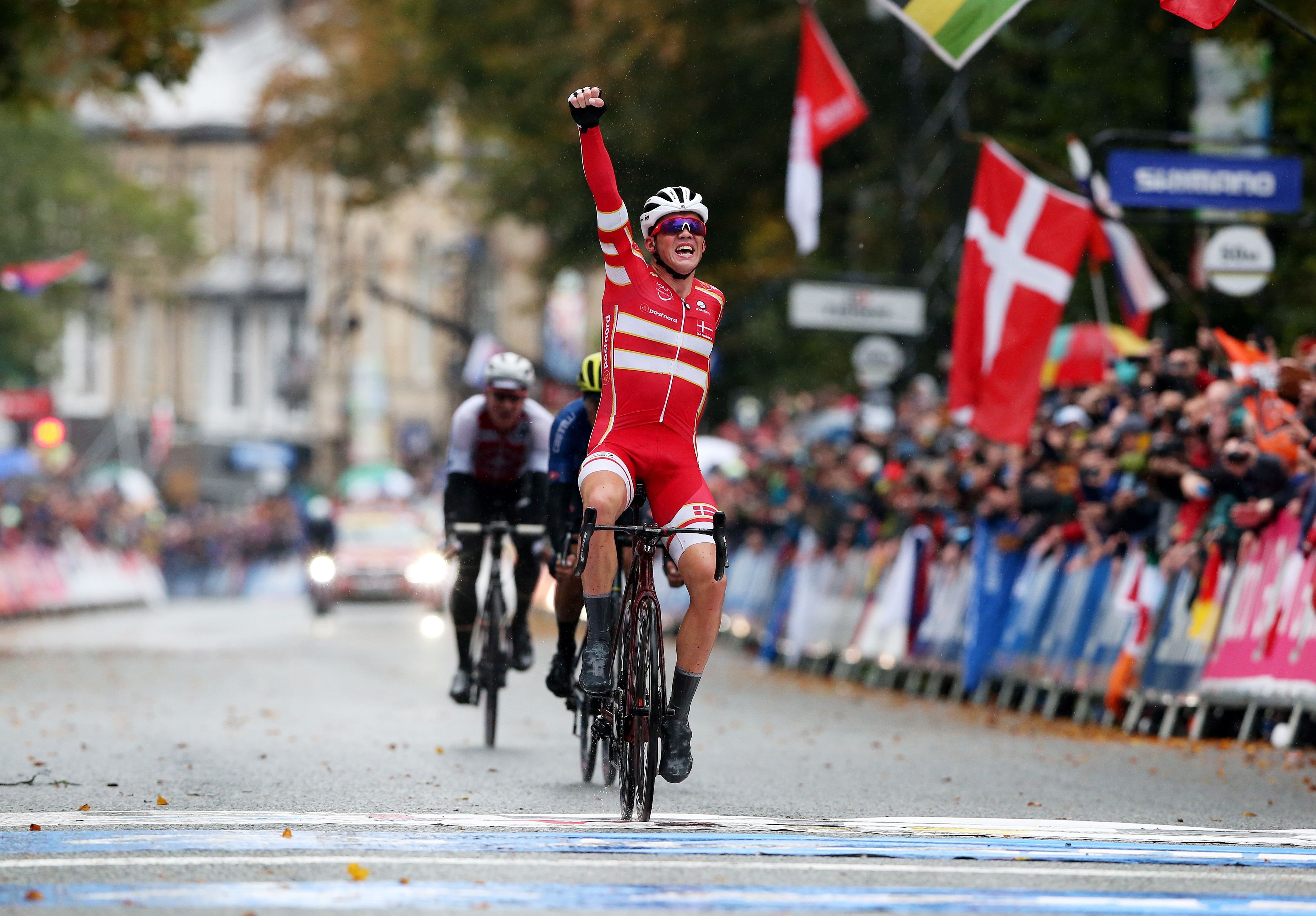 Pedersen és d'or i dona el primer Mundial de ciclisme a Dinamarca