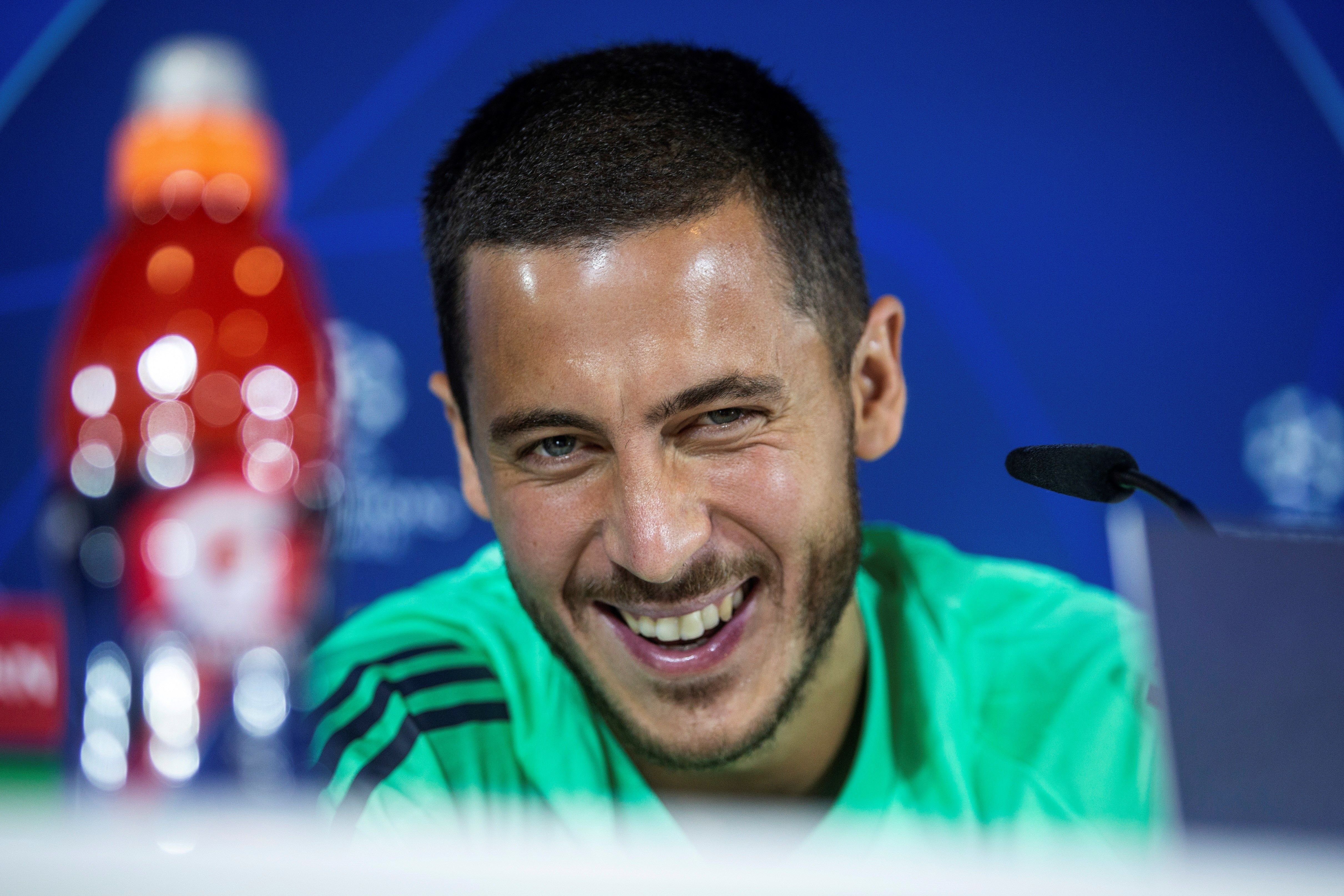 El madridista Hazard se confiesa: "Soy de los que cogen peso rápido"