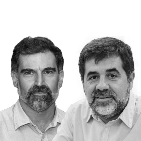 Jordi Cuixart y Jordi Sànchez