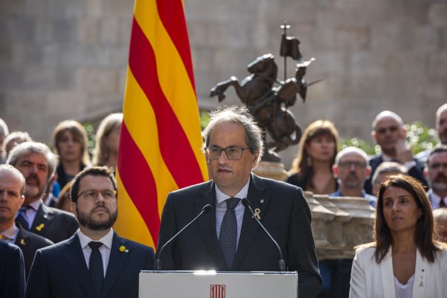 Govern Torra Aragones Compromis Aniversari 1 O - Sergi Alcàzar