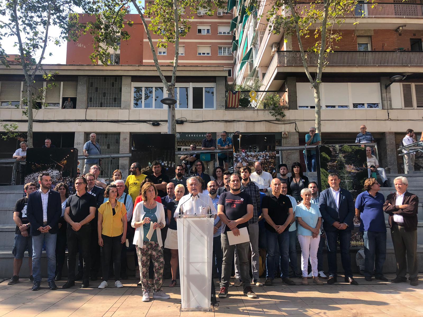 El independentismo llama a la lucha no violenta, sin enseñar aún sus cartas