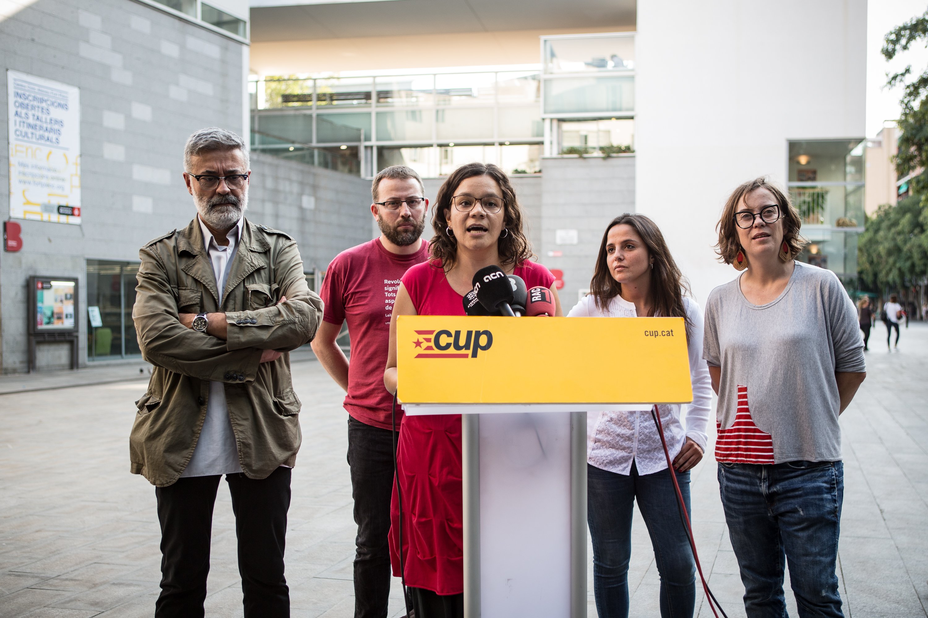 La CUP convoca de nuevas protestas en Urquinaona y pide de nuevo la dimisión de Buch