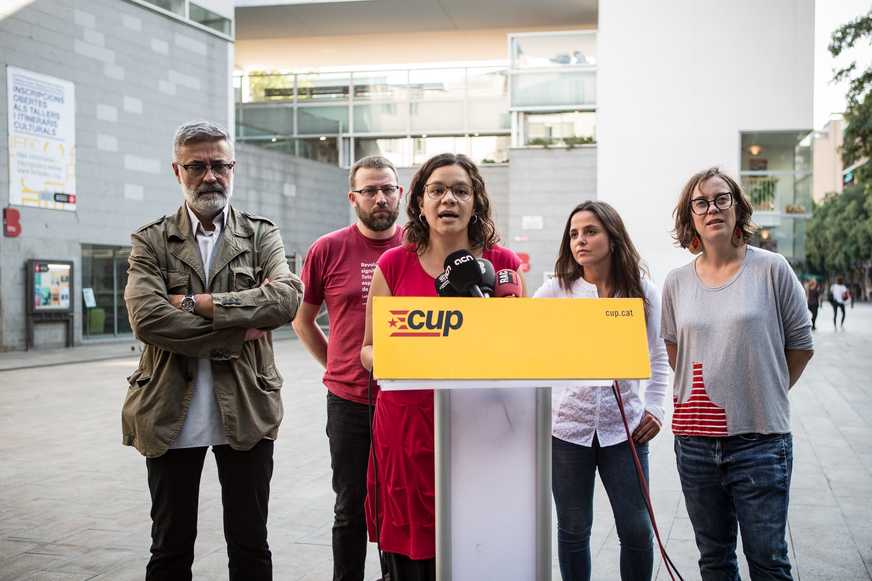 La CUP reactiva l'autoorganització popular de l'1-O per respondre a la sentència