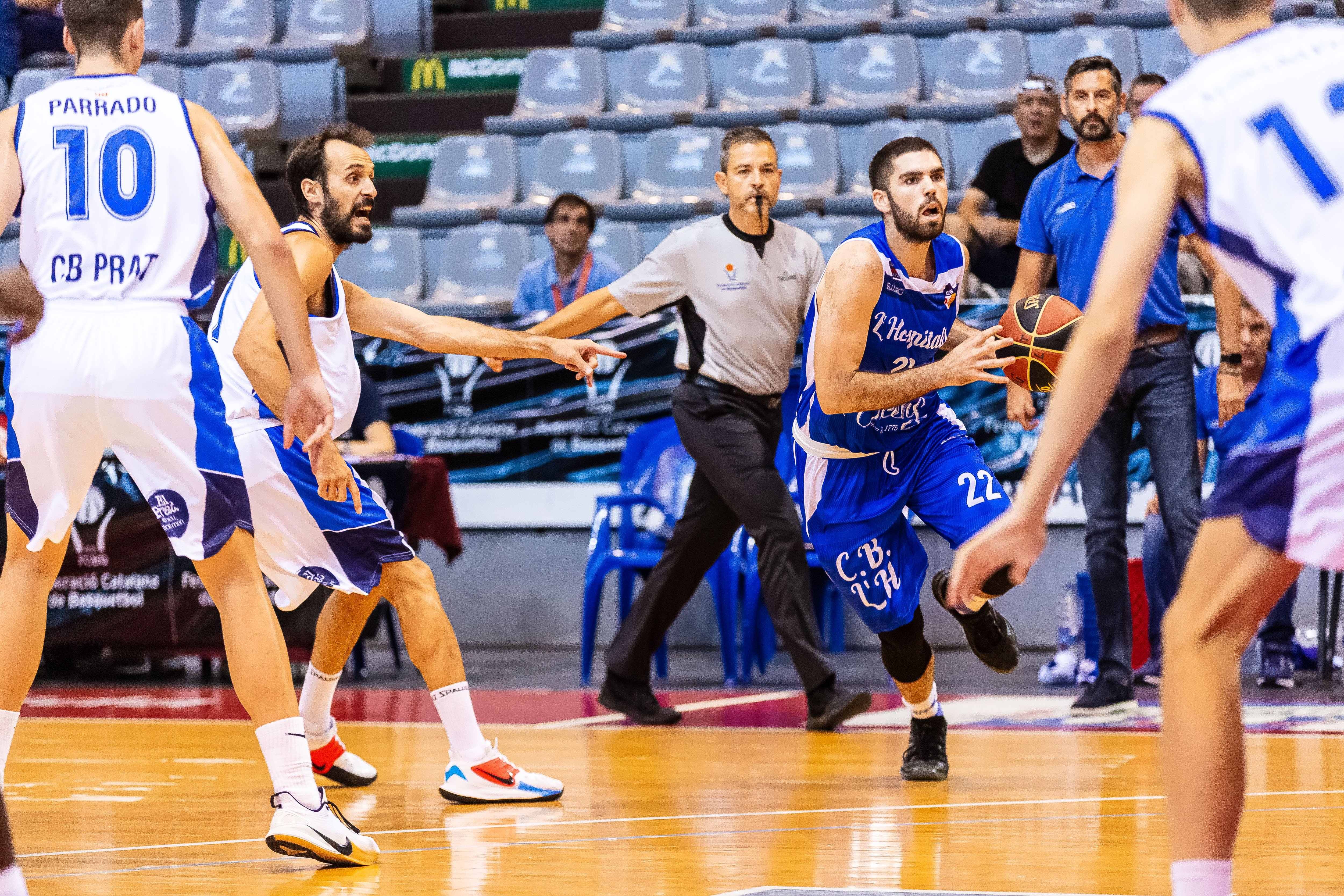 Torrons Vicens CB L'Hospitalet – CB Prat, duel català avui a la Lliga LEB Plata