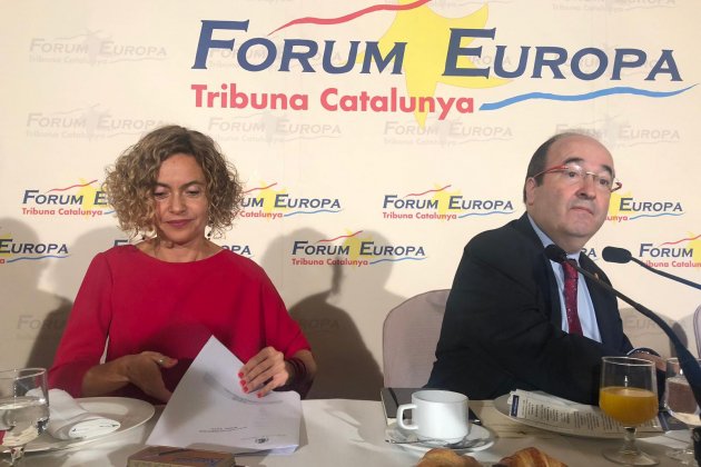 Miquel Iceta i Meritxell Batet