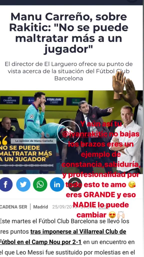 story da rakitic @raquel_mauri