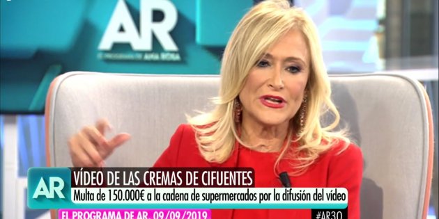 Cristina Cifuentes Telecinco