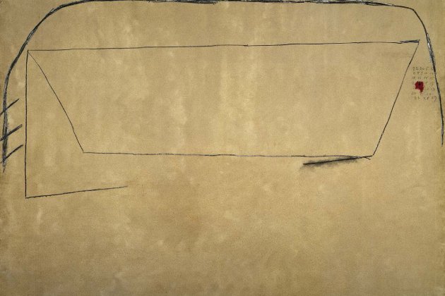 Antoni Tàpies Composició amb números1976Procediment mixt sobre tela200 × 270 cm Fundació Antoni Tàpies, Barcelona