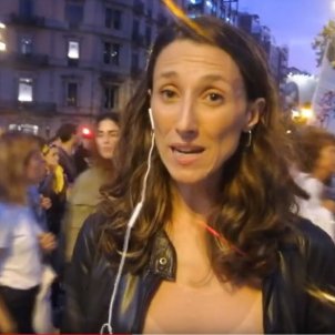 Euronews manifestació 1-O