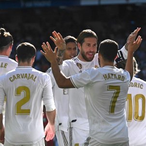 Hazard Carvajal Ramos Bale Reial Madrid Granada EFE Hazard Carvajal Ramos Bale Reial Madrid Granada EFE