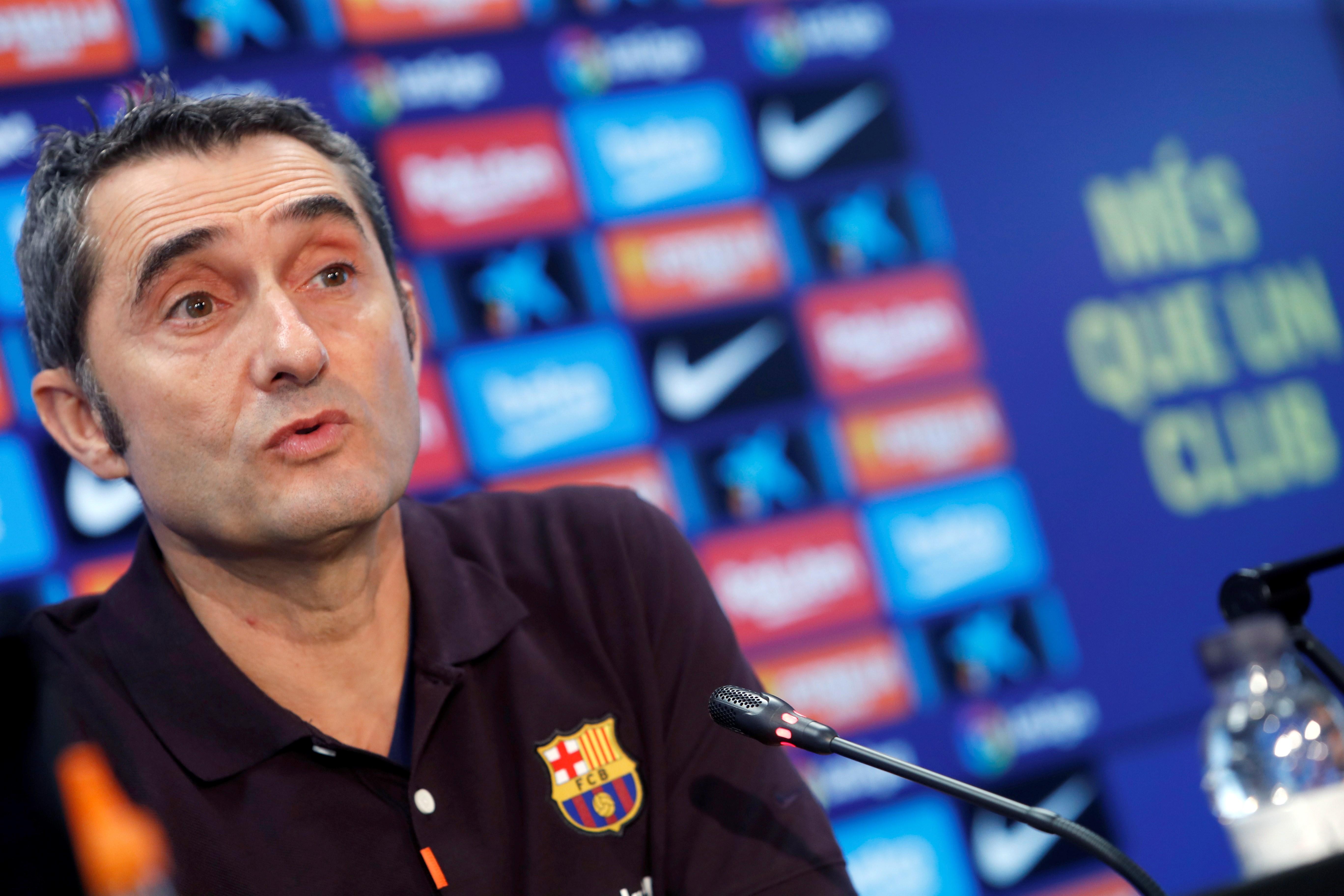 Valverde se siente "extraño" sin el Clásico y anuncia cambios en el Barça