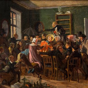 Escena d'una subhasta (Wilhelm Marstrand, 1835) Escena d'una subhasta (Wilhelm Marstrand, 1835)