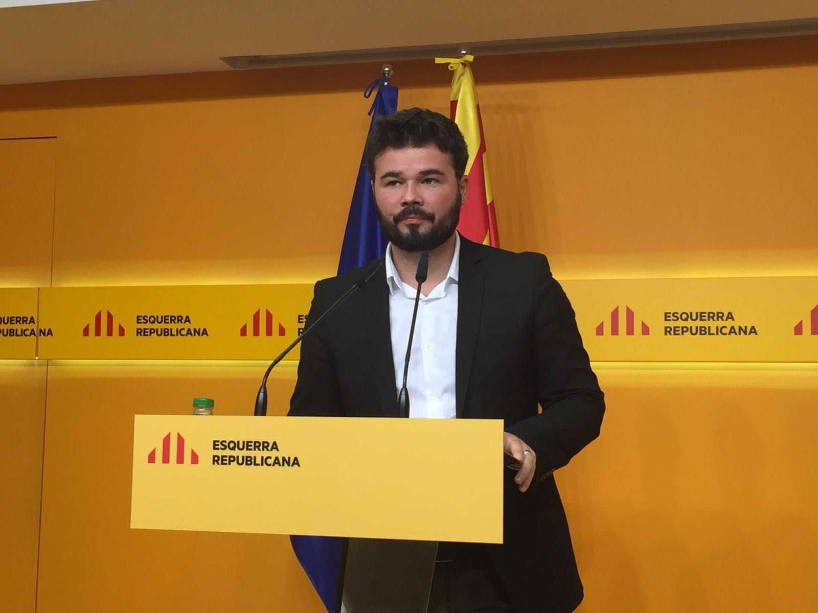 ERC cree que el debate ahora de la lista única "hace daño" al procés