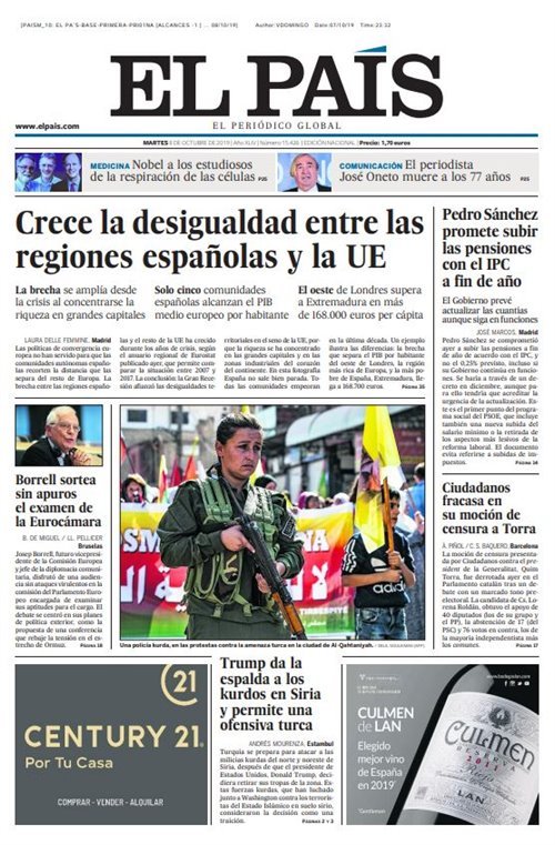 EL PAIS 8 oct