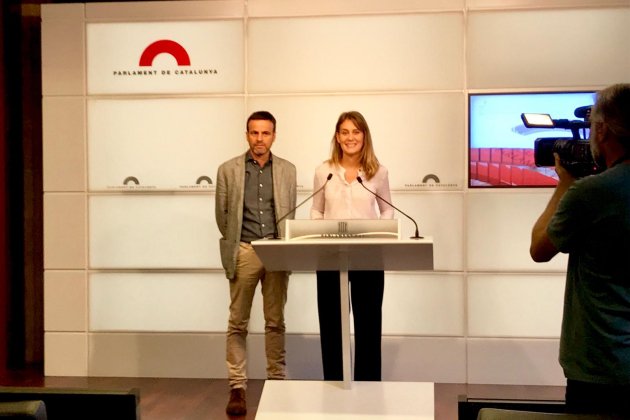 Jaume Asens y Jéssica Albiach Carlota Camps