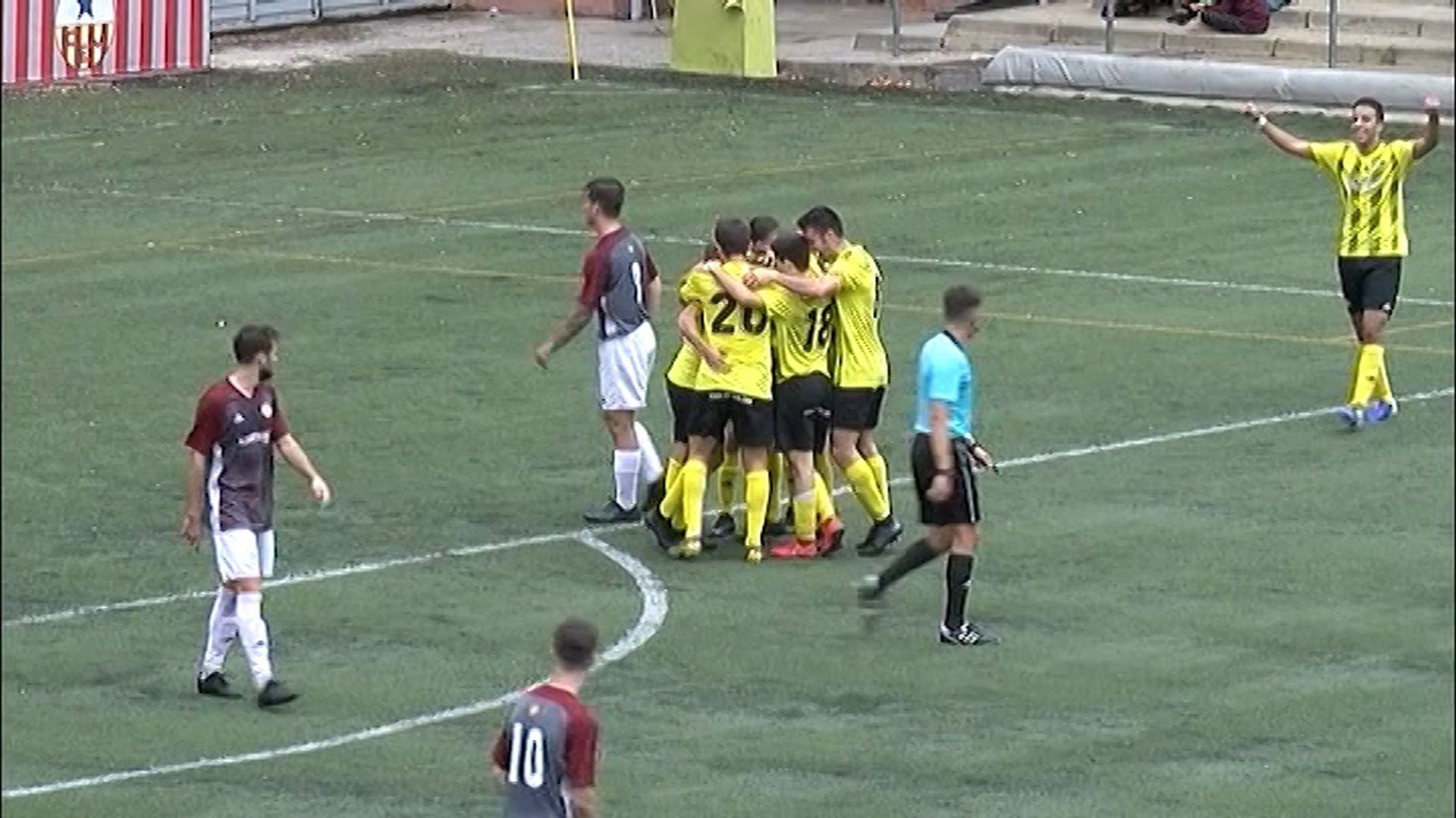 El polivalent futbolista del Mataró Joel Marín fa el gol de la jornada amb un autèntic míssil