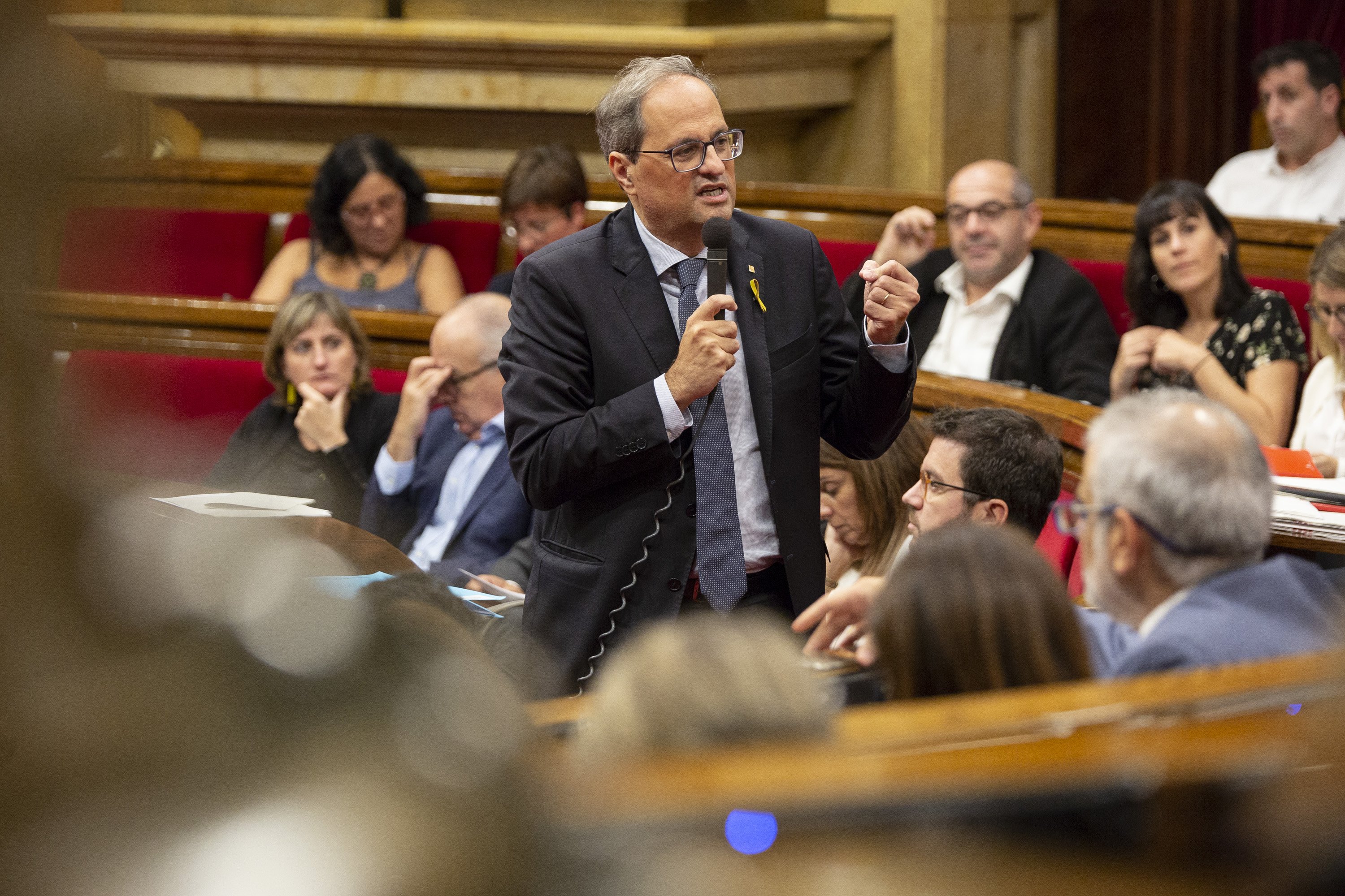 Torra: el Parlament "haurà de prendre una determinació" davant la sentència