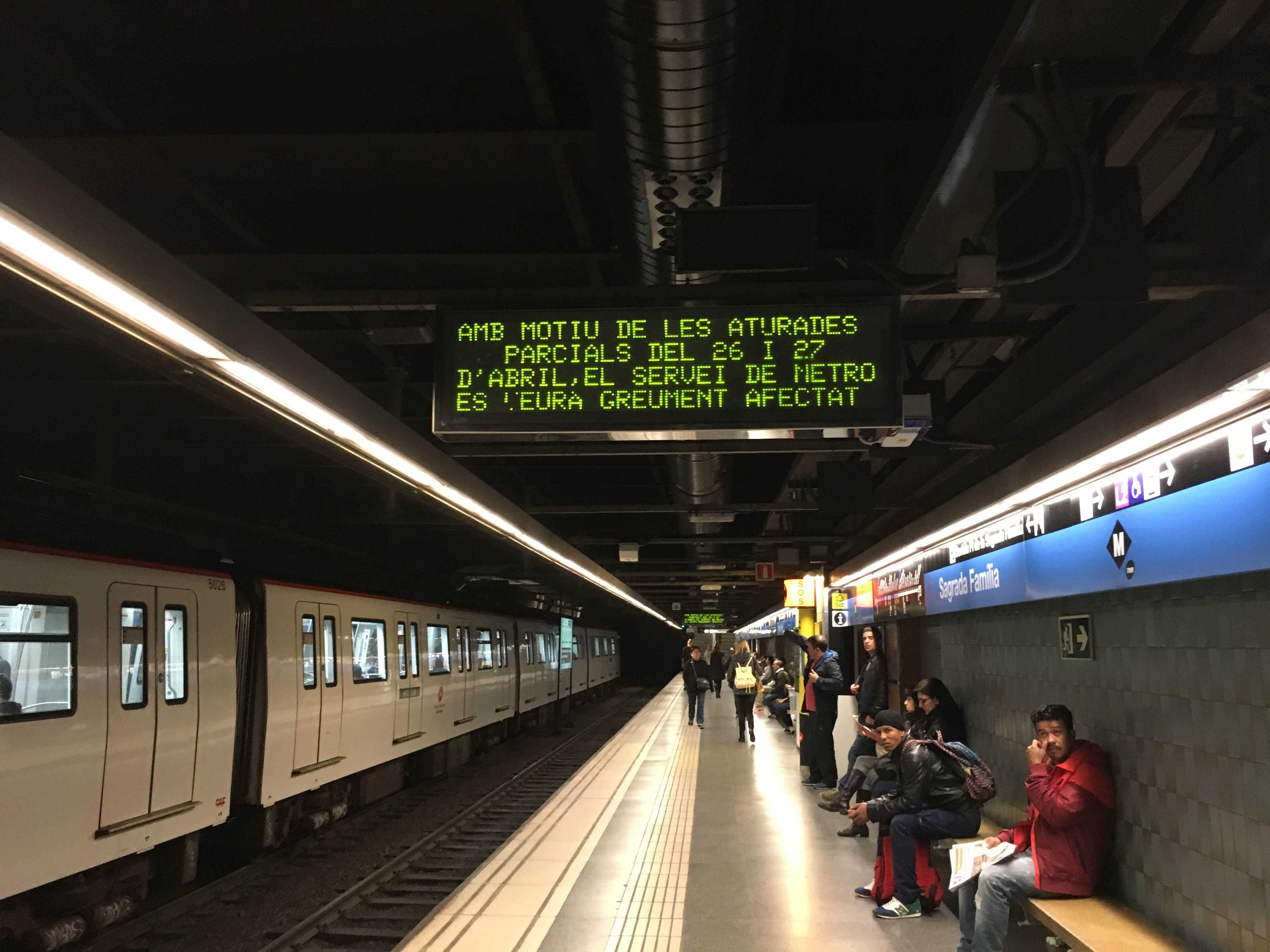Guia bàsica de la vaga al Metro