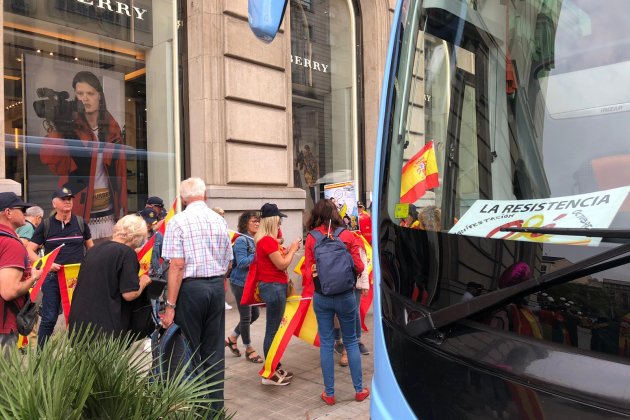 buses manifestacio 12-O barcelona - marina fernandez
