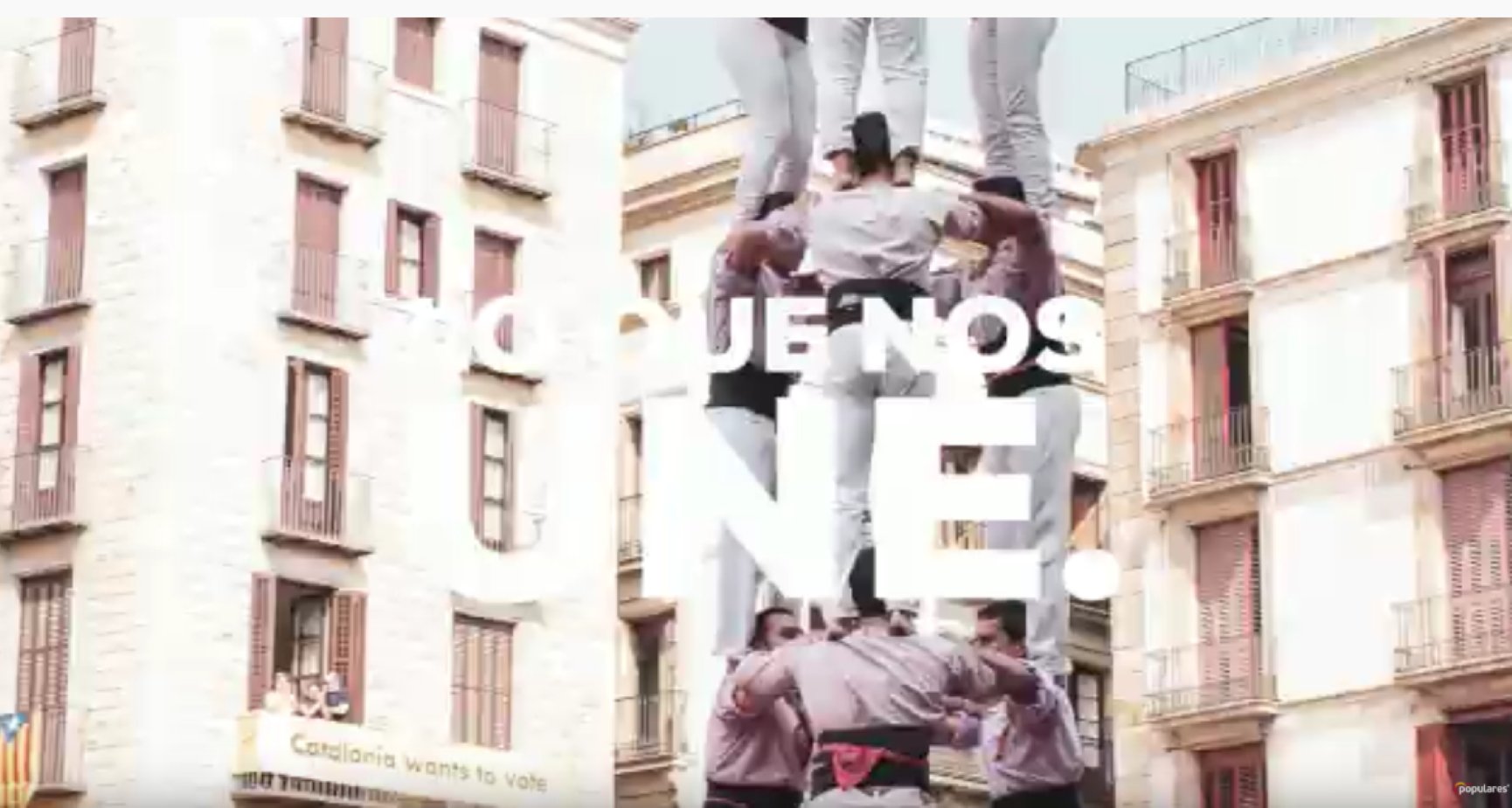 Los Minyons de Terrassa rechazan ser utilizados en un vídeo del PP